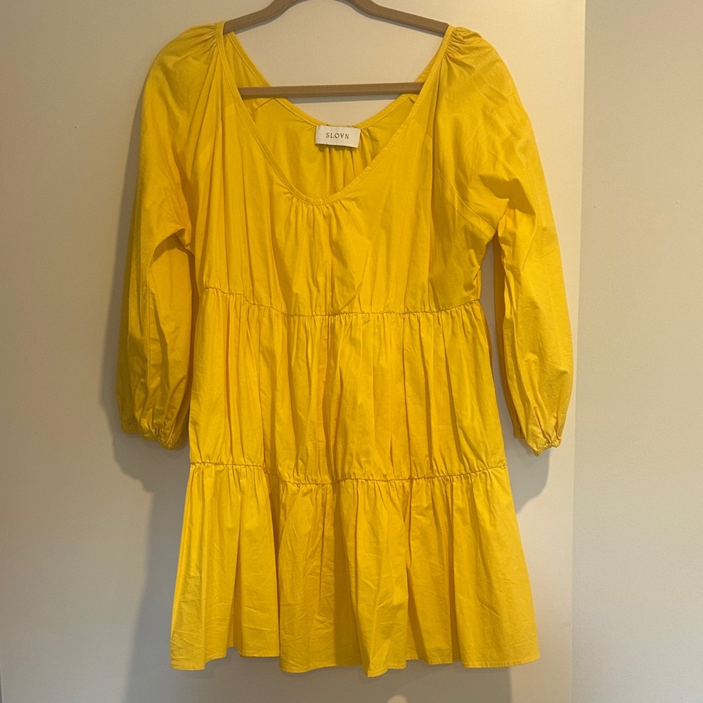 Yellow mini Dress